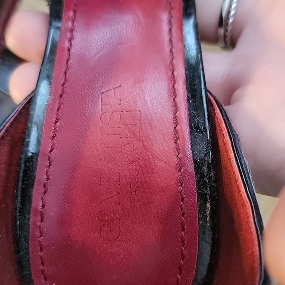 Giambattista Valli Italian Leopard Peep Toe Stiletto size 35 - Picture 8 of 10